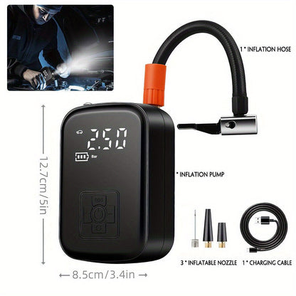 NNETM 150PSI Portable Cordless Air Compressor Tire Inflator