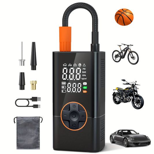 NNETM Portable Tire Inflator with Dual Screen