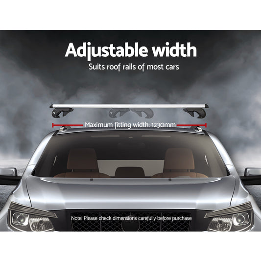 NNEDSZ Universal Car Roof Rack 1360mm Cross Bars Aluminium Silver Adjustable Car 90kgs load Carrier