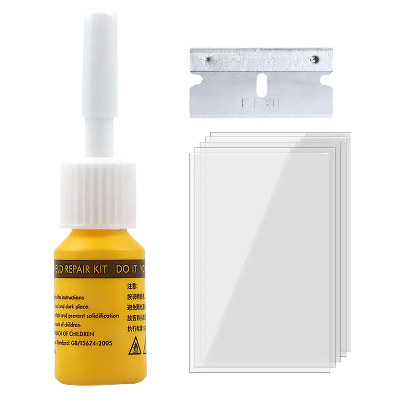 Automotive Glass Repair Tool for Windshield Damage