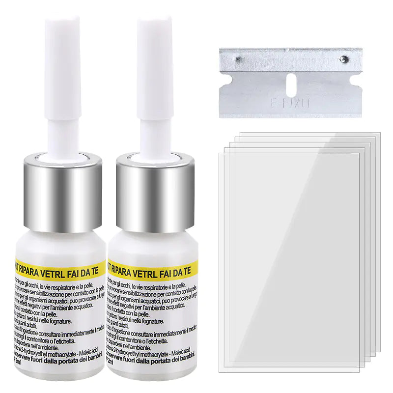 Automotive Glass Repair Tool for Windshield Damage