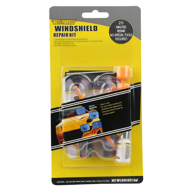 Automotive Glass Repair Tool for Windshield Damage