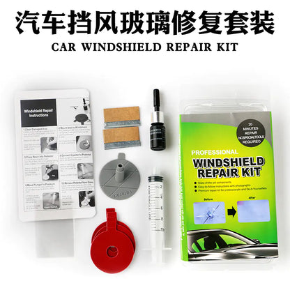 Automotive Glass Repair Tool for Windshield Damage